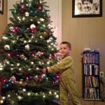 kid with tree